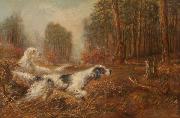 unknow artist Oil painting of hunting dogs by Verner Moore White. oil painting reproduction